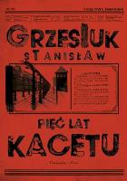 Pięć lat kacetu wyd. kieszonkowe. Autor: Grzesiuk Stanisław. SmakLiter.pl Okładka książki Pięć lat kacetu wyd. kieszonkowe