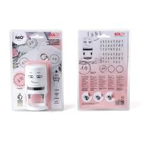 Opakowanie Pieczątka Nio Monogram Inicjały Ślubne samotuszująca