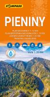 Pieniny - mapa laminowana 1:25 000. Autor: praca zbiorwa. SmakLiter.pl Okładka książki Pieniny - mapa laminowana 1:25 000
