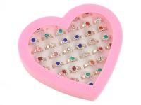 Opakowanie Pierścionki regulowane 36szt