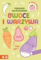 Okładka książki Pierwsza kolorowanka.Gruby obrys. Owoce i warzywa