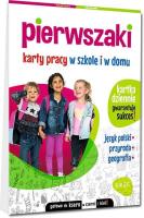 Pierwszaki. Karty pracy w szkole i w domu. Autor: Marta Kurdziel. SmakLiter.pl Okładka książki Pierwszaki. Karty pracy w szkole i w domu
