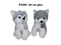 Opakowanie Pies husky z głosem 20cm MIX