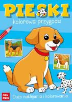 Pieski. Kolorowa przygoda. Autor: Katarzyna Maćkowiak. SmakLiter.pl Okładka książki Pieski. Kolorowa przygoda