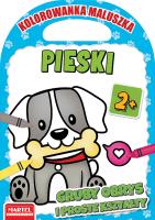 Okładka książki Pieski. Kolorowanka maluszka