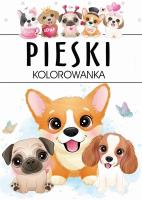 Okładka książki Pieski kolorowanka