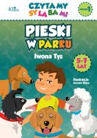 Pieski w parku. Autor: Iwona Tys. SmakLiter.pl Okładka książki Pieski w parku