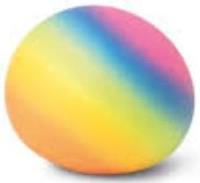 Piłeczka antystresowa tęczowa. Wydawca: One for Fun. SmakLiter.pl Opakowanie Piłeczka antystresowa tęczowa