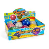 Piłeczka brokatowa ze światełkiem 10cm. Wydawca: One for Fun. SmakLiter.pl Opakowanie Piłeczka brokatowa ze światełkiem 10cm