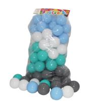 Piłeczki basenowe odcienie pastel. turkus 70mm 80s. Wydawca: Bączek. SmakLiter.pl Opakowanie Piłeczki basenowe odcienie pastel. turkus 70mm 80s