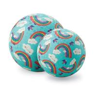 Piłka 18cm wzór tęczowe marzenia. Wydawca: Crocodile Creek. SmakLiter.pl Opakowanie Piłka 18cm wzór tęczowe marzenia