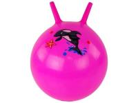 Opakowanie Piłka do skakania z delfinem różowa 45cm