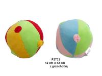 Opakowanie Piłka grzechotka 12cm MIX