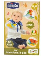 Piłka magiczna 2w1 Eco+. Wydawca: Chicco. SmakLiter.pl Opakowanie Piłka magiczna 2w1 Eco+
