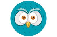 Opakowanie Piłka PVC 230MM - Sówka