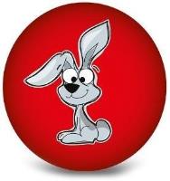 Opakowanie Piłka PVC 230MM - Zajączek