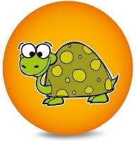 Opakowanie Piłka PVC 230MM - Żółw