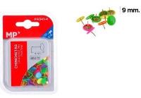 Opakowanie Pinezki kolorowe fluorescencyjne 60szt