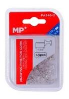 Opakowanie Pinezki tablicowe transparentne 40szt