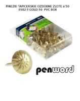 Opakowanie Pinezki tapicerskie złote '50 582-T-GOLD-50 pvc box