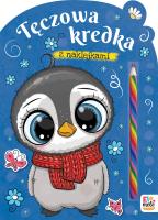 Pingwin. Tęczowa kredka. Autor: Opracowanie zbiorowe. SmakLiter.pl Okładka książki Pingwin. Tęczowa kredka