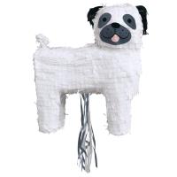 Piniata mops papier 34x37x14cm. Wydawca: AMSCAN. SmakLiter.pl Opakowanie Piniata mops papier 34x37x14cm