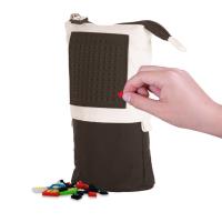 Opakowanie Pionowy piórnik na suwak z czarnym panelem