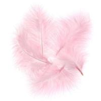 Opakowanie Pióra indycze różowe 15 cm 5 szt.