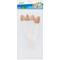 Opakowanie Piórka10-15cm złote 6szt