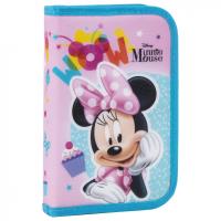 Piórnik 1-komorowy z wyposażeniem Minnie 28. Wydawca: Derform. SmakLiter.pl Opakowanie Piórnik 1-komorowy z wyposażeniem Minnie 28