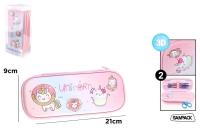 Opakowanie Piórnik 2 - komorowy 21x10cm Unicorn