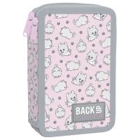 Opakowanie Piórnik 2-komorowy z wyposażeniem BACKUP 5 model DW13 niesforne pieski