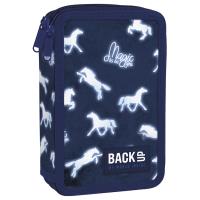 Opakowanie Piórnik 2-komorowy z wyposażeniem BACKUP 5 model DW14 konie