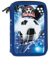 Piórnik 2-komorowy z wyposażeniem Piłka 17. Wydawca: Derform. SmakLiter.pl Opakowanie Piórnik 2-komorowy z wyposażeniem Piłka 17