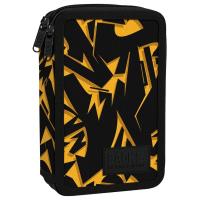 Opakowanie Piórnik 2-komorowy z wyposażeniem Żółte wzory Action Backup PB6DW42