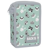 Opakowanie Piórnik 3-komorowy z wyposażeniem BACKUP 5 model EW11 zwierzaki