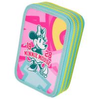 Piórnik 3-komorowy z wyposażeniem Coolpack Disney Core Jumper 3  Minnie. Wydawca: Patio. SmakLiter.pl Opakowanie Piórnik 3-komorowy z wyposażeniem Coolpack Disney Core Jumper 3  Minnie