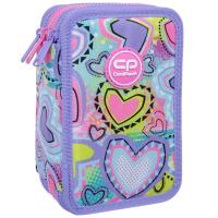 Piórnik 3-komorowy z wyposażeniem Coolpack Jumper 3 Sew Heart. Wydawca: Patio. SmakLiter.pl Opakowanie Piórnik 3-komorowy z wyposażeniem Coolpack Jumper 3 Sew Heart