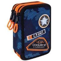 Opakowanie Piórnik 3-komorowy z wyposażeniem Coolpack Jumper navy