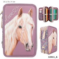 Opakowanie Piórnik 3-komorowy z wyposażeniem Flower Field 12311A