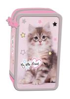 Opakowanie Piórnik 3-komorowy z wyposażeniem Grey Cat MY LITTLE FRIEND