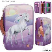 Opakowanie Piórnik 3 komorowy z wyposażeniem Miss Melody 11722A