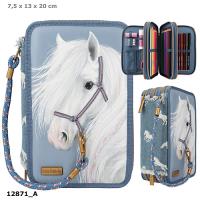 Opakowanie Piórnik 3-komorowy z wyposażeniem Miss Melody Denim 12871A