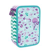 Opakowanie Piórnik 3-komorowy z wyposażeniem SEA