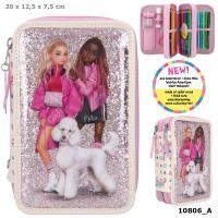 Piórnik 3 komorowy z wyposażeniem Top Model Bling Bling 10806A. Wydawca: DEPESCHE. SmakLiter.pl Opakowanie Piórnik 3 komorowy z wyposażeniem Top Model Bling Bling 10806A