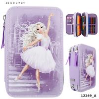 Opakowanie Piórnik 3-komorowy z wyposażeniem TOPModel Balet 12249A