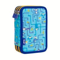 Opakowanie Piórnik 3 poz. z wyprawką Tangled Monkeys nieb.