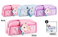 Opakowanie Piórnik dwukomorowy jednorożec MIX