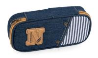 Piórnik etui Denim granatowy. Wydawca: Fandy. SmakLiter.pl Opakowanie Piórnik etui Denim granatowy