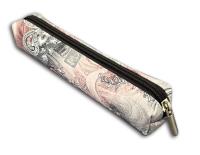 Piórnik mini prostokąt paisley szare. Wydawca: Bee-bee. SmakLiter.pl Opakowanie Piórnik mini prostokąt paisley szare